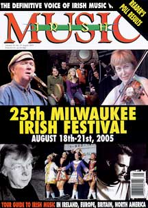 irish music magazine cover august 2005