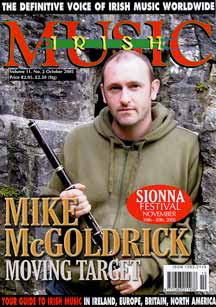irish music magazine cover october 2005