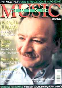 Irish Music Magazine - November 1998 - Ireland's monthly traditional and folk music magazine.
